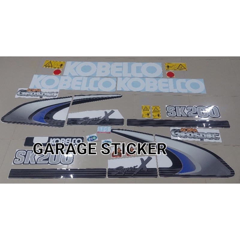 Sticker excavator KOBELCO SK 200 SUPER X