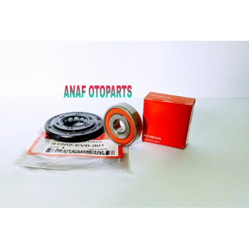 Bearing Laher Cvt 6002 + Seal Kruk As Beat , Vario Karbu , Scoopy Karbu, Beat fi.