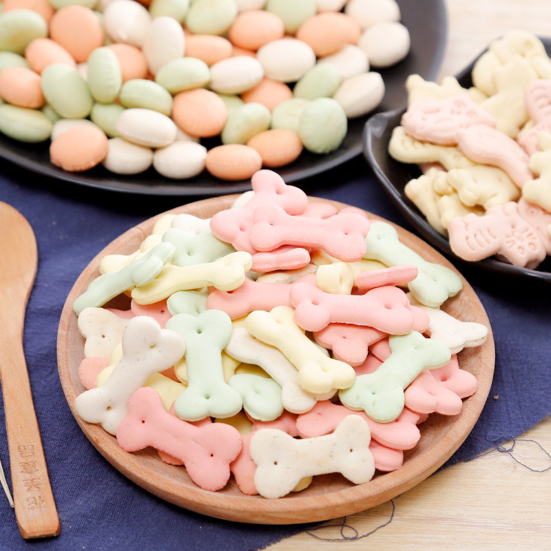 [PIKU POKU] Milk Biscuits Bone (40 gr) | Snack Anjing Camilan Anjing Biskuit Anjing Dogfood Petfood 