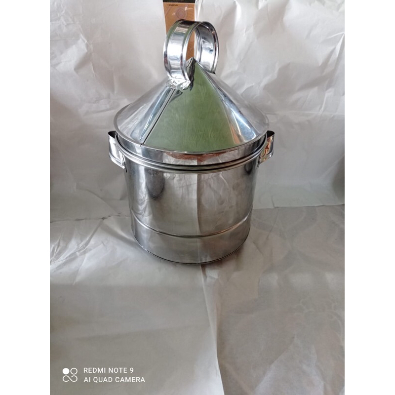 dandang nasi mini stainless  dandang sablukan / dandang kukusan / panci nasi / panci kukus