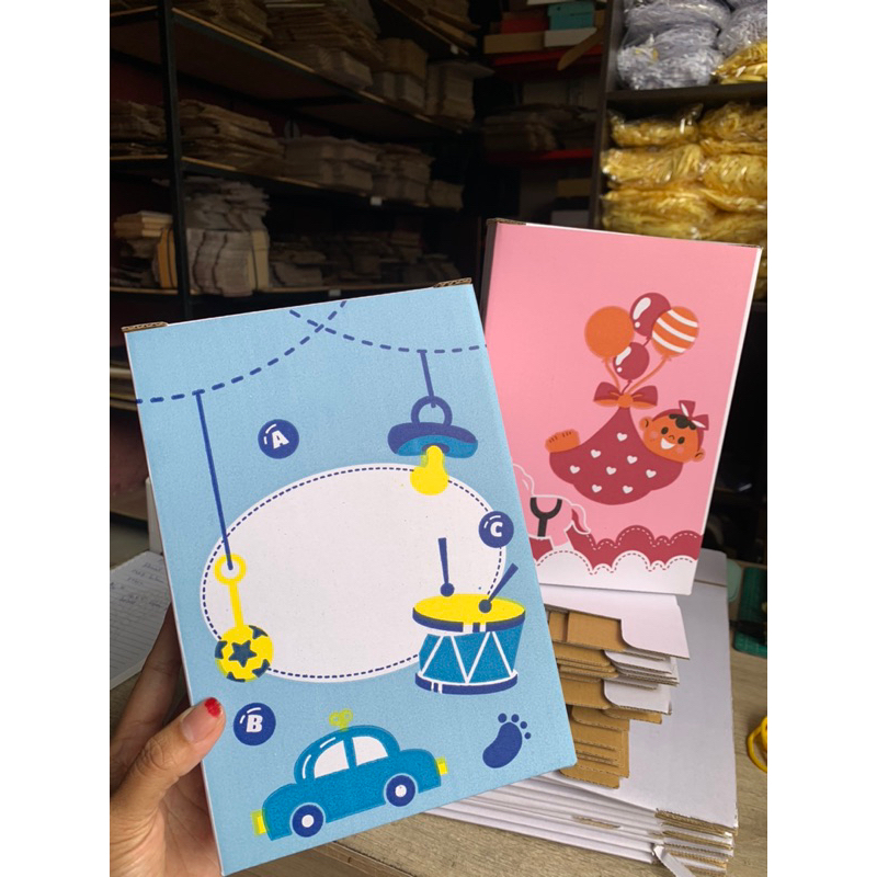 

Kotak Kado Bayi Cilukba size 16x7x23cm (Box Hampers/Baby/Kardus/ Hampers bayi / kado bayi / kotak kado