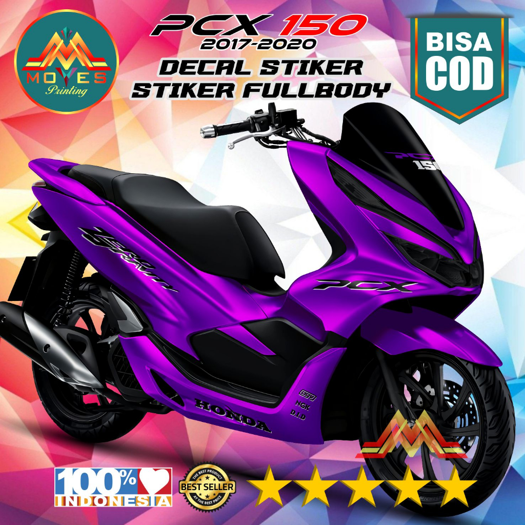 Bisa Cod ( PROMO ) Sticker Decal Full Body Honda PCX 150 2017 2018 2019 2020 Sticker Full Body PCX 1
