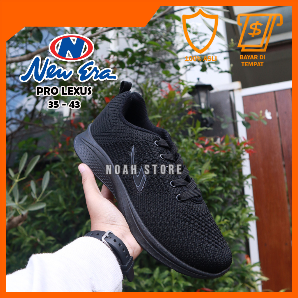 NOAH Sepatu PRO LEXUS 3543 / Sepatu Sekolah Hitam / Sepatu Sekolah Anak / Sepatu Sekolah / Sepatu