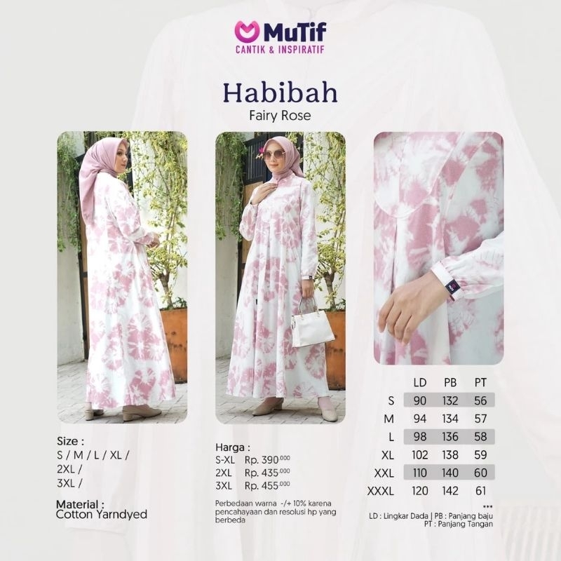 Baju gamis Habibah Fairy Rose