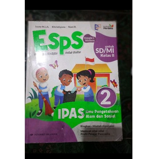 

Buku ESPS Ipas kelas 2 kurikulum merdeka Erlangga