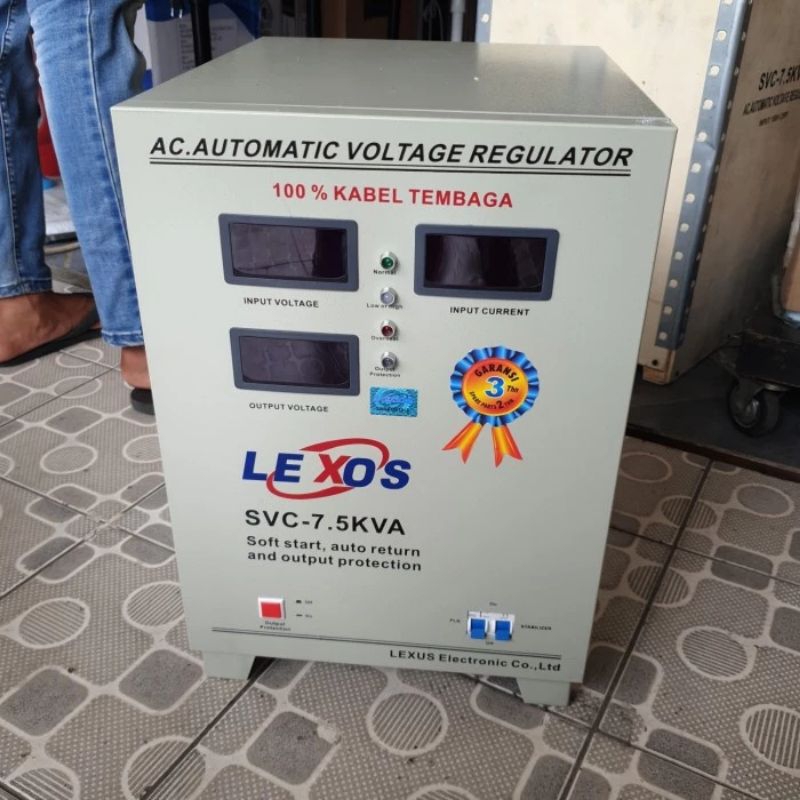 Stabilizer Lexos SVC-7,5KVA 7500watt