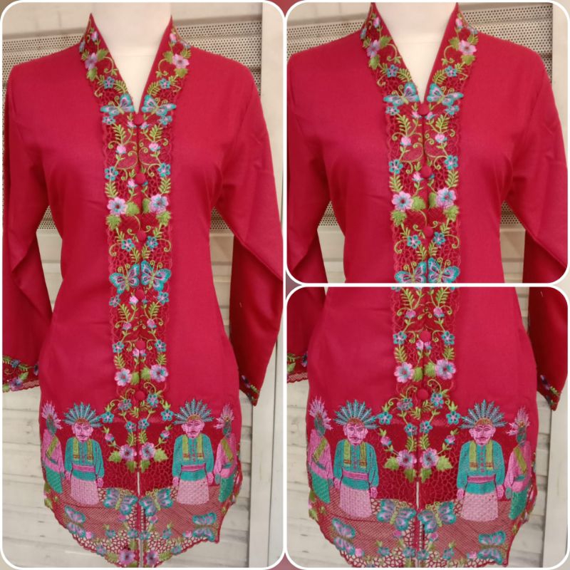 ATASAN KEBAYA ENCIM BETAWI ONDEL-ONDEL