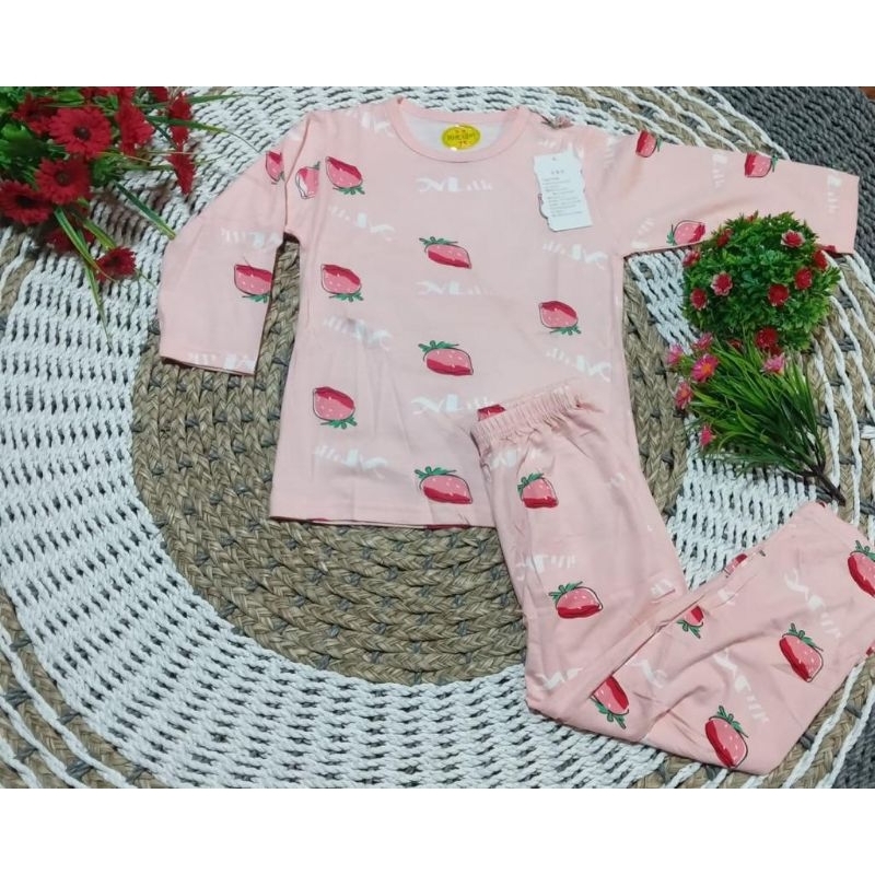 Baju tidur anak-anak cewek/cowok bahan premium/PP organik tingkat2(70.75.80)