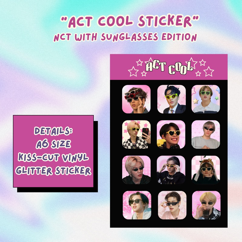 

Act Cool Sticker - NCT with Sunglasses