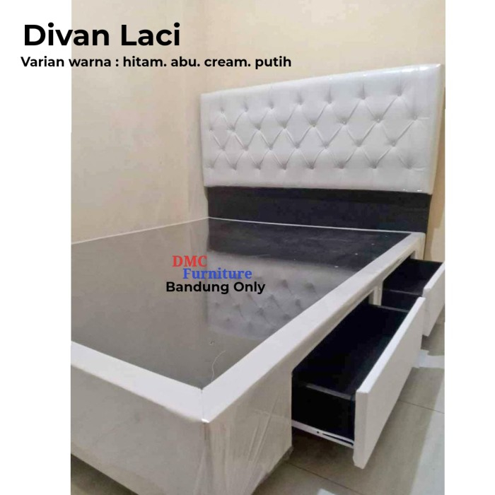 Divan / Dipan Springbed Laci 160x200 Ranjang Garansi