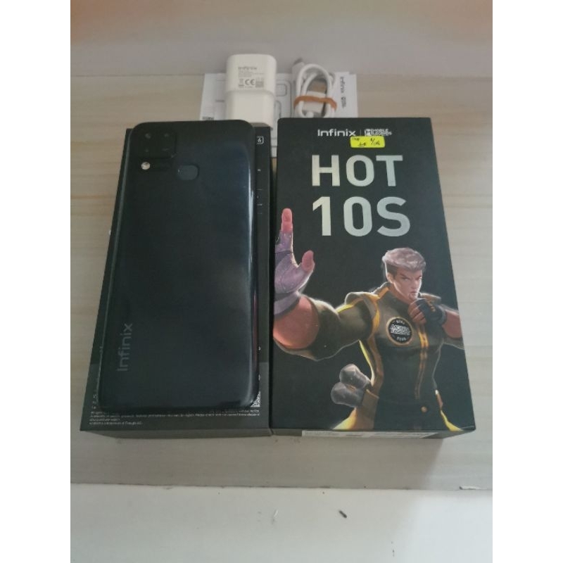 Infinix Hot 10s ram 6GB 128GB Bekas - Fullset Resmi - second
