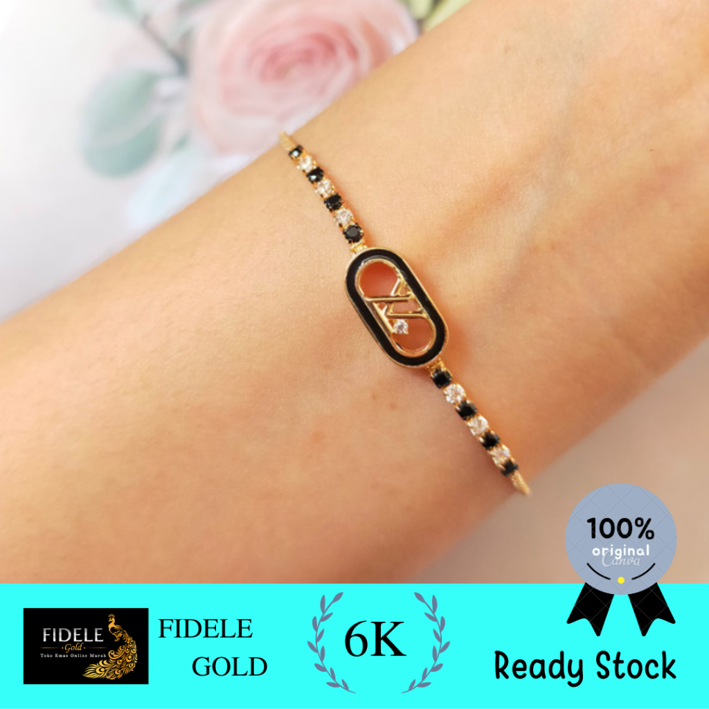 Gelang Levi Fashion permata gelang serut emas 300