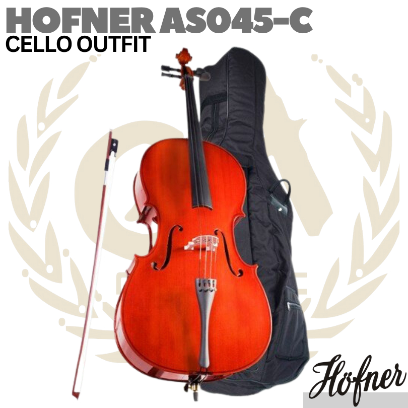 HOFNER AS045-C Cello Outfit | 1/2 3/4 4/4 Size AS 045C