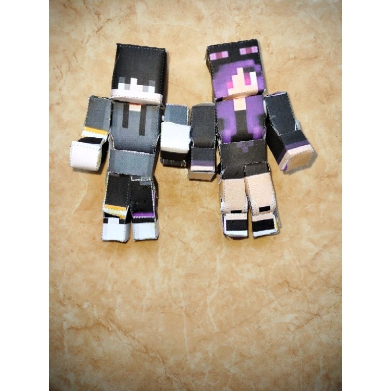 Papercraft Minecraft Action Figure