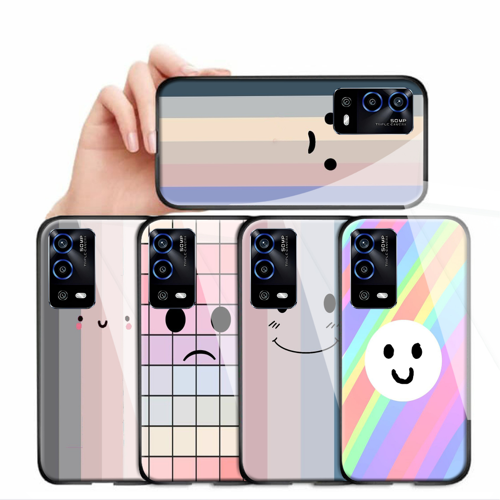 (J35) Softcase Oppo A17 Reno 8T A78 4G 5G  A58 4G 5G - Softcase Kaca Oppo A17 Reno 8T A78 A58- Case 