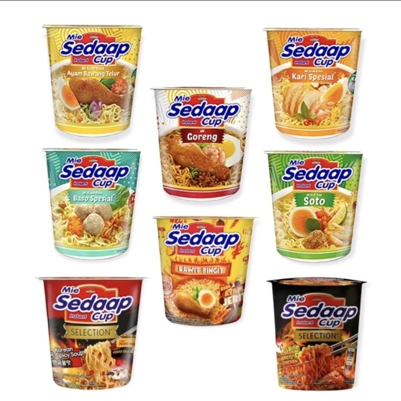 

mie sedaap cup all varian