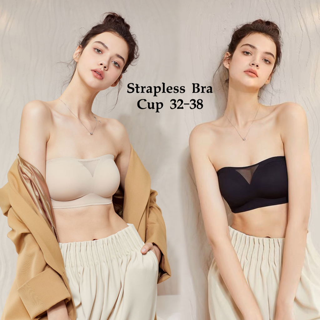 Jojolovers 313 Strapless Bra / Bra Wanita Seamless Strapless Anti Melorot