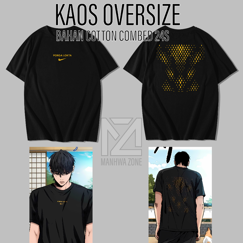 KAOS OVERSIZE JAYJO PORGA LOKTA / T-SHIRT JAYJO OVERSIZE PORGA LOKTA WINDBREAKER