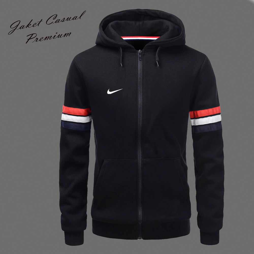 Jaket Sweater Pria Logo Nike Brand Original | Hoodie Oblong Premium /jaket sweater /sweater hoodie K