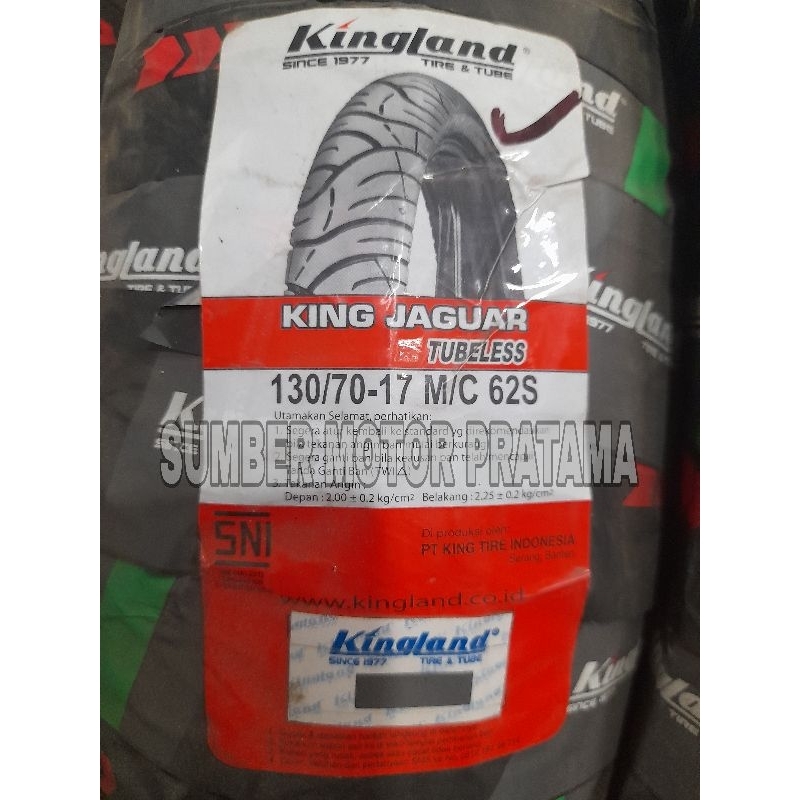 Ban tubeless kingland king jaguar 130/70-17 Ban motor ring 17