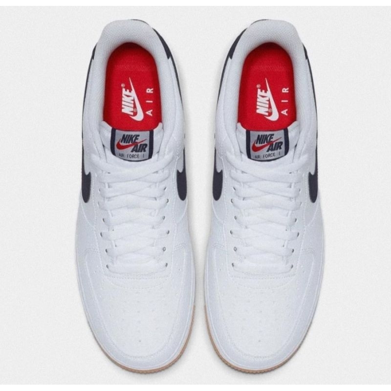 Nike Air Force 1 Low White Navy "BNIB"-42