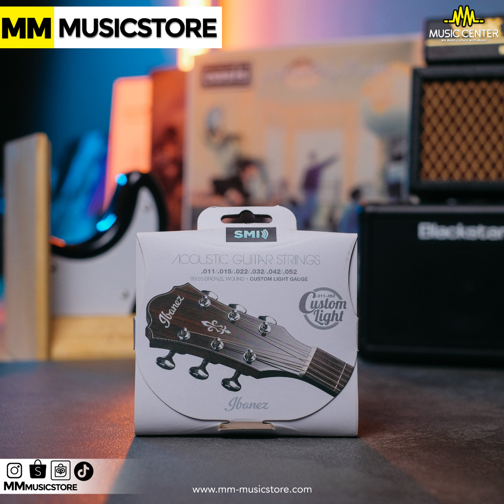 Ibanez IACS62C 11-52 Custom Light Acoustic Guitar Strings