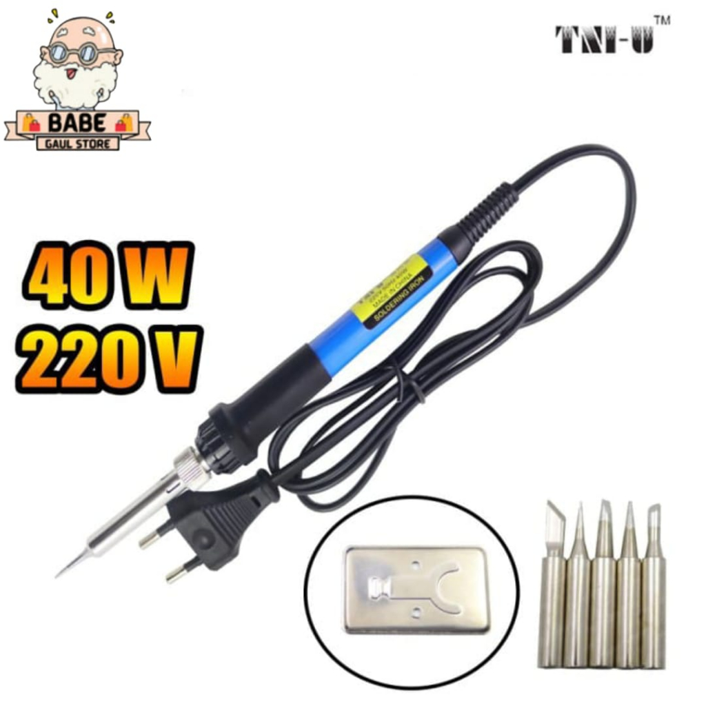 SOLDER TANGAN LISTRIK TNI-U TU-093+ 7 IN 1 ORI