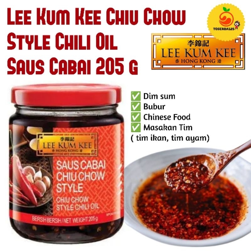 

Lee Kum Kee Chiu Chow Style Chili Oil- Saus Cabai 205 g - TOSERBA125