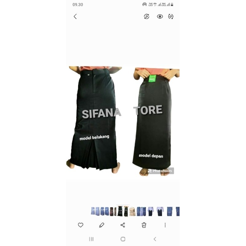 KOL ROK SPAN BELAH BELAKANG ROK SPAN BELAKANG SMP MTS SMK SMA PANJANG
