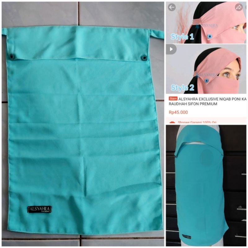 cadar bandana poni shifon baby doll tosca Alsyahra exclusive
