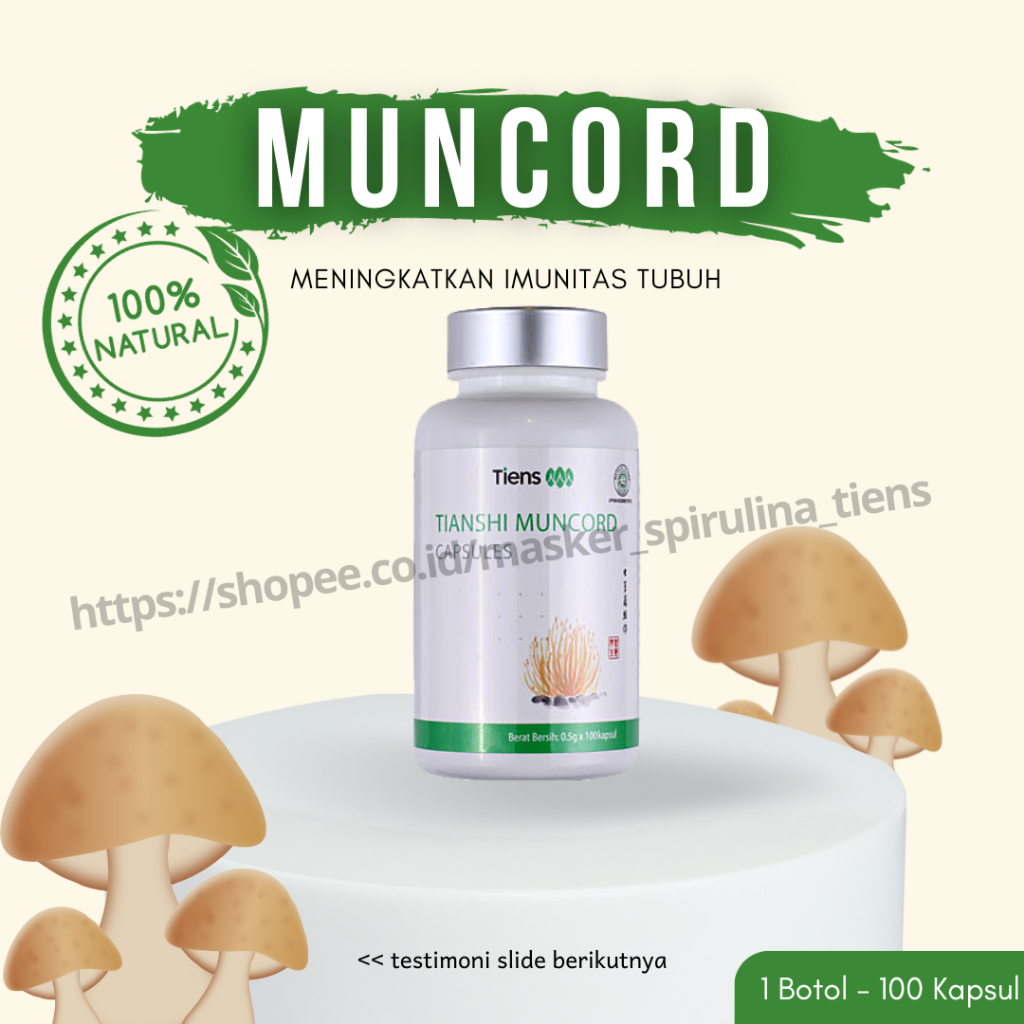 Muncord Cordyceps Tiens Tianshi Suplemen Ginjal