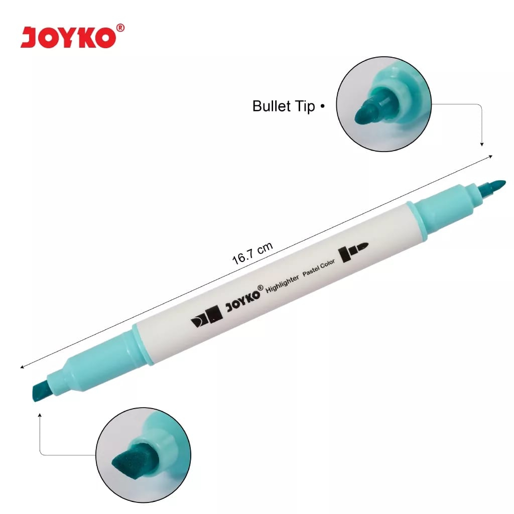 

D3W! [ SET ] Highlighter Penanda Dual Tip Soft - Joyko HL-54 MURAH!