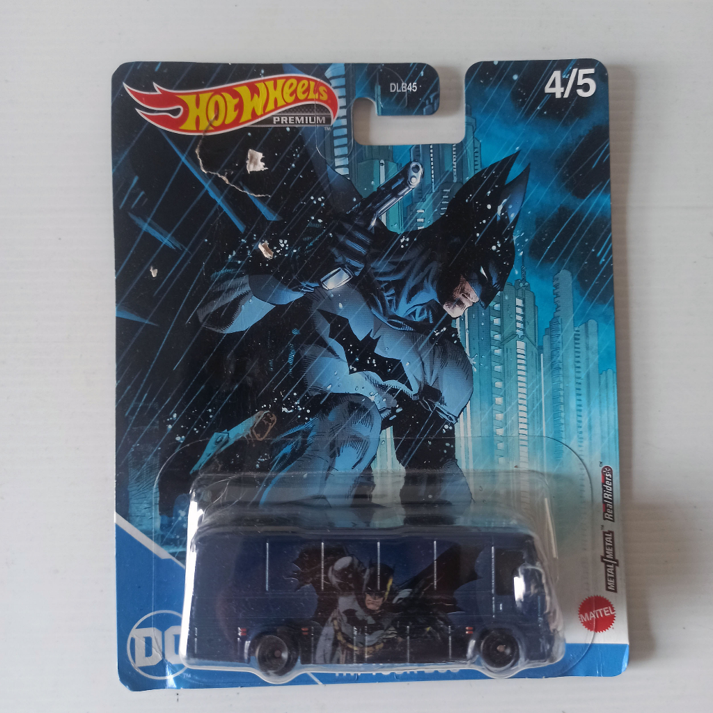Hot Wheels Premium HW Tour Bus Batman DC Series. Ban Karet