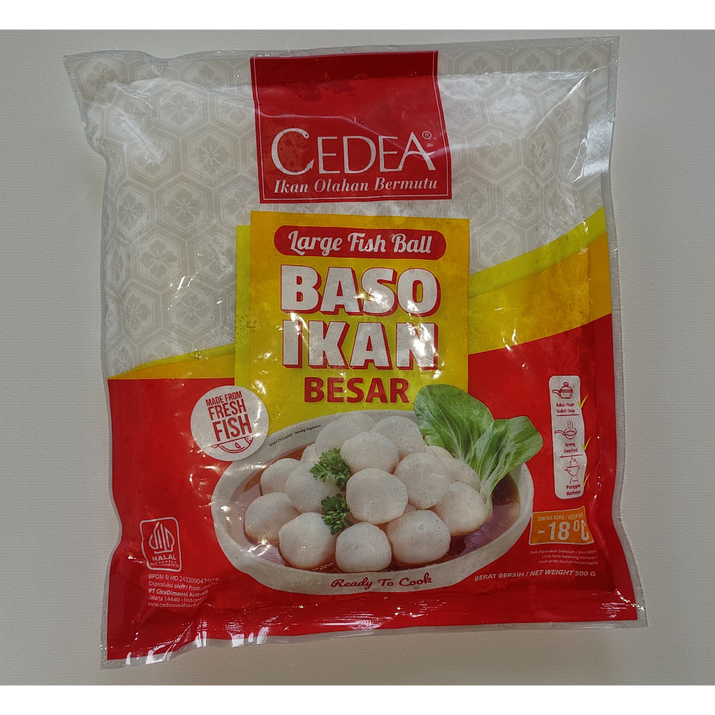 

Cedea Bakso Ikan Besar 500 Gr