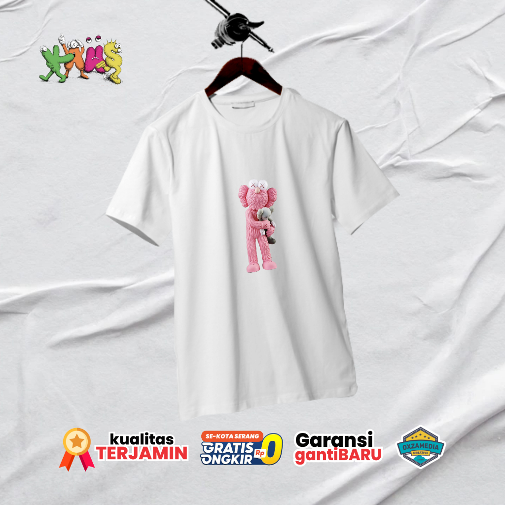 KAOS UNIQLO X KAWS / KAOS UT / UNIQLO TEE / KAWS TEE / TSHIRT UNIQLO X KAWS (SERIES A06)