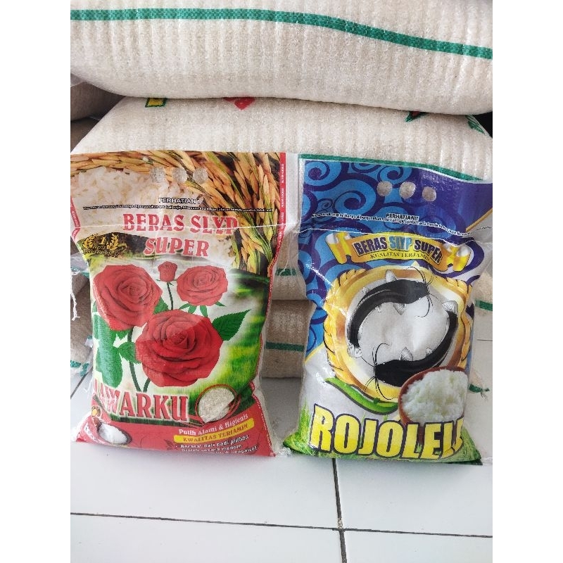 

Beras 5kg | Rojolele Mawarku Beras Pulen