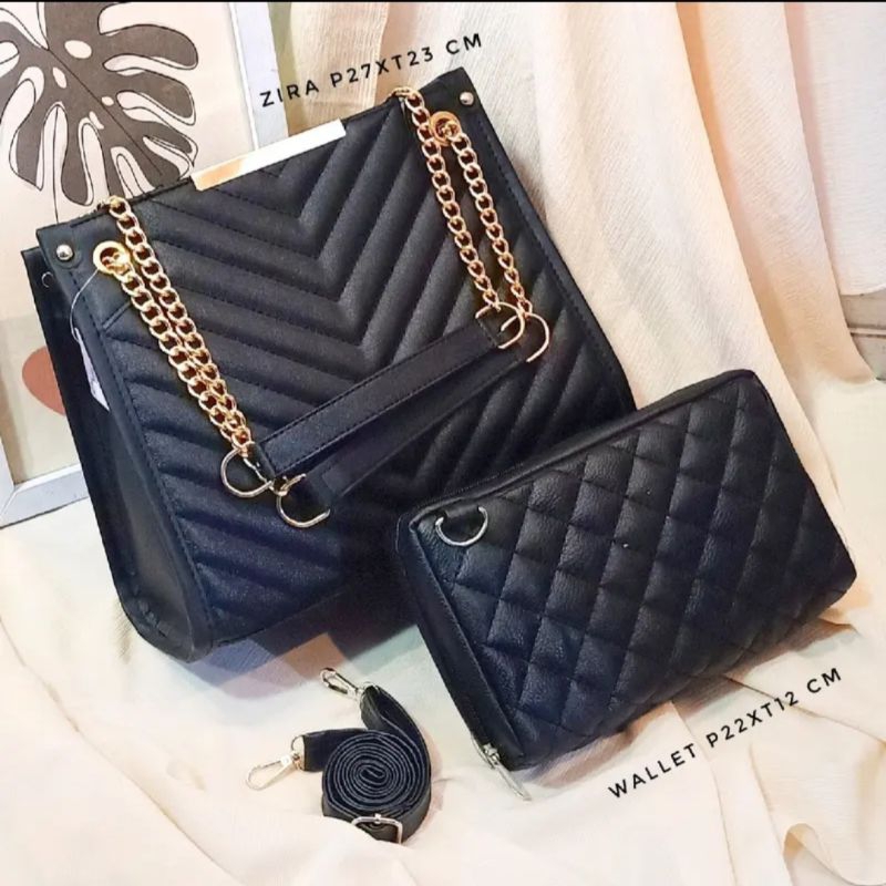 ITI - Paket Couple Hemat Zira Bag + Wallet - istanatasindah