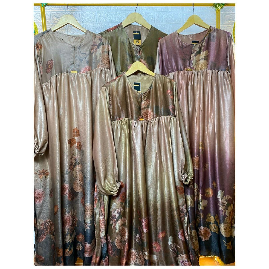 KAMILLA DRESS SANTORINI PRINTING BY MDHOMEFASHION