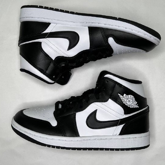 Nike Air Jordan 1 Mid Black/White Panda ORIGINAL