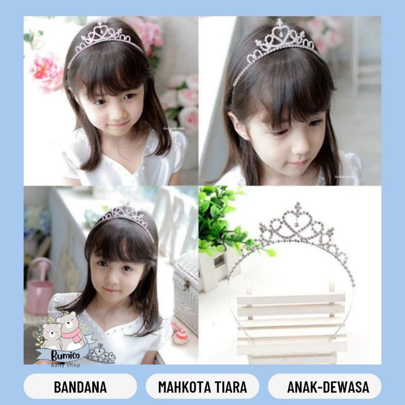 Bando Mahkota Tiara Cantik Anak Perempuan Mahkota Princess