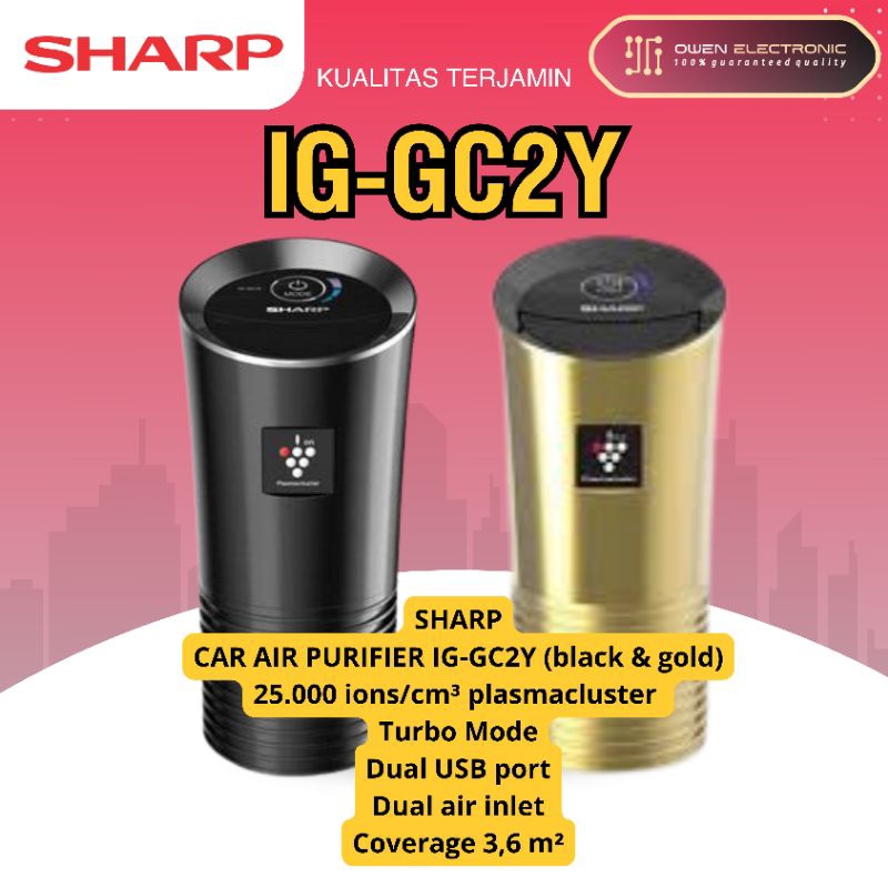 SHARP IG-GC2Y/IG GC2Y/ GC2Y CAR AIR
PURIFIER