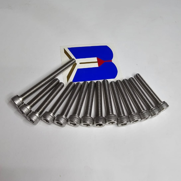 Baut blok mesin Yamaha Alfa stainless 1 set