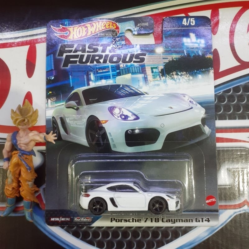 Hotwheels porsche 718 cayman GT4 Fast & Furious premium