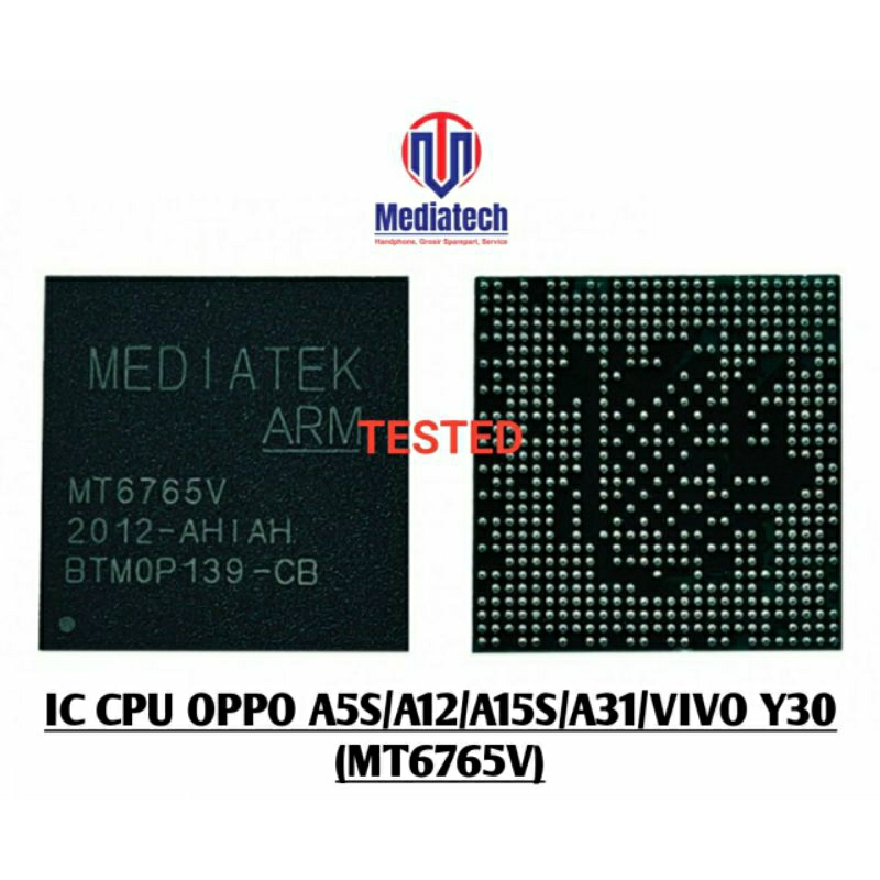 IC CPU OPPO A5S/A12/A15S/A31/VIVO Y30 (MT6765V)