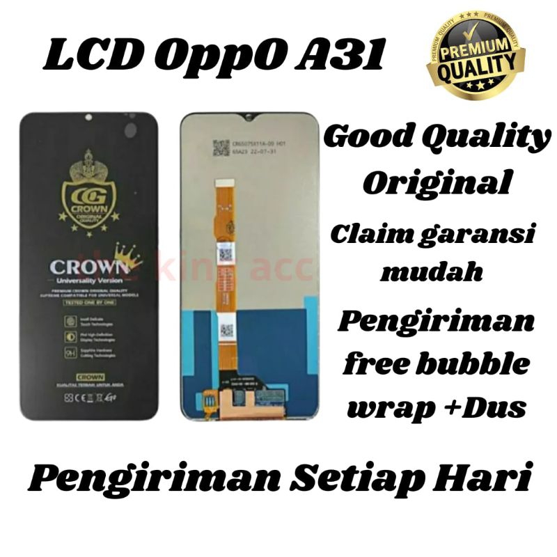 Lcd oppo A31 Original Crown / Lcd touchscreen oppo A31