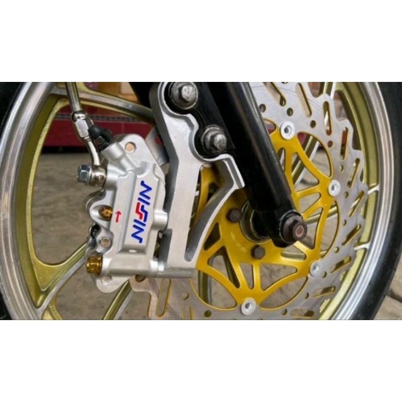 breket kaliper dudukan kaliper nissin 4p 300mm PNP RX king
