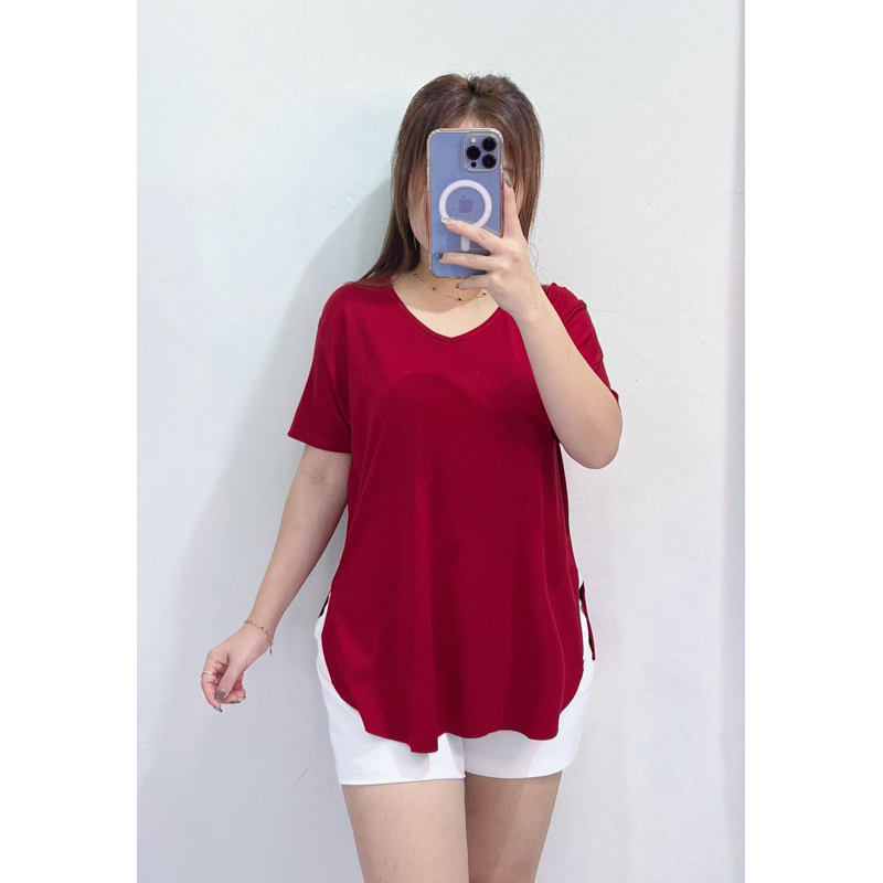 Kaos Vneck Oversize / Kaos Vneck Jumbo / Kaos Wanita Oversize Jumbo / Kaos Wanita Jumbo / BAJU wanit