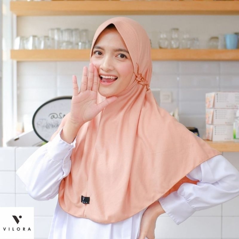 jilbab bergo vilora hijab sekolah