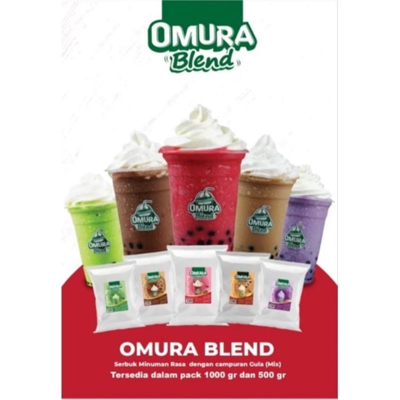 OMURA BLEND 1kg SERBUK MINUMAN SEGAR ANEKA RASA