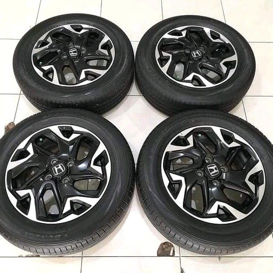 velg mobil bekas mobilio rs R15 pcd 4x100 dan ban 185 65 15